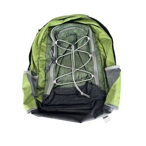 Vintage L.L BeanNylon Backpack Green